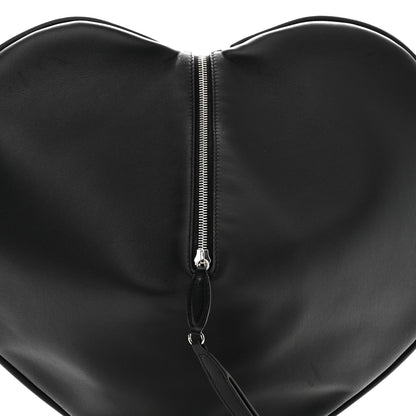 Alaia Lambskin Le Coeur Soft Clutch Black 6 of 8
