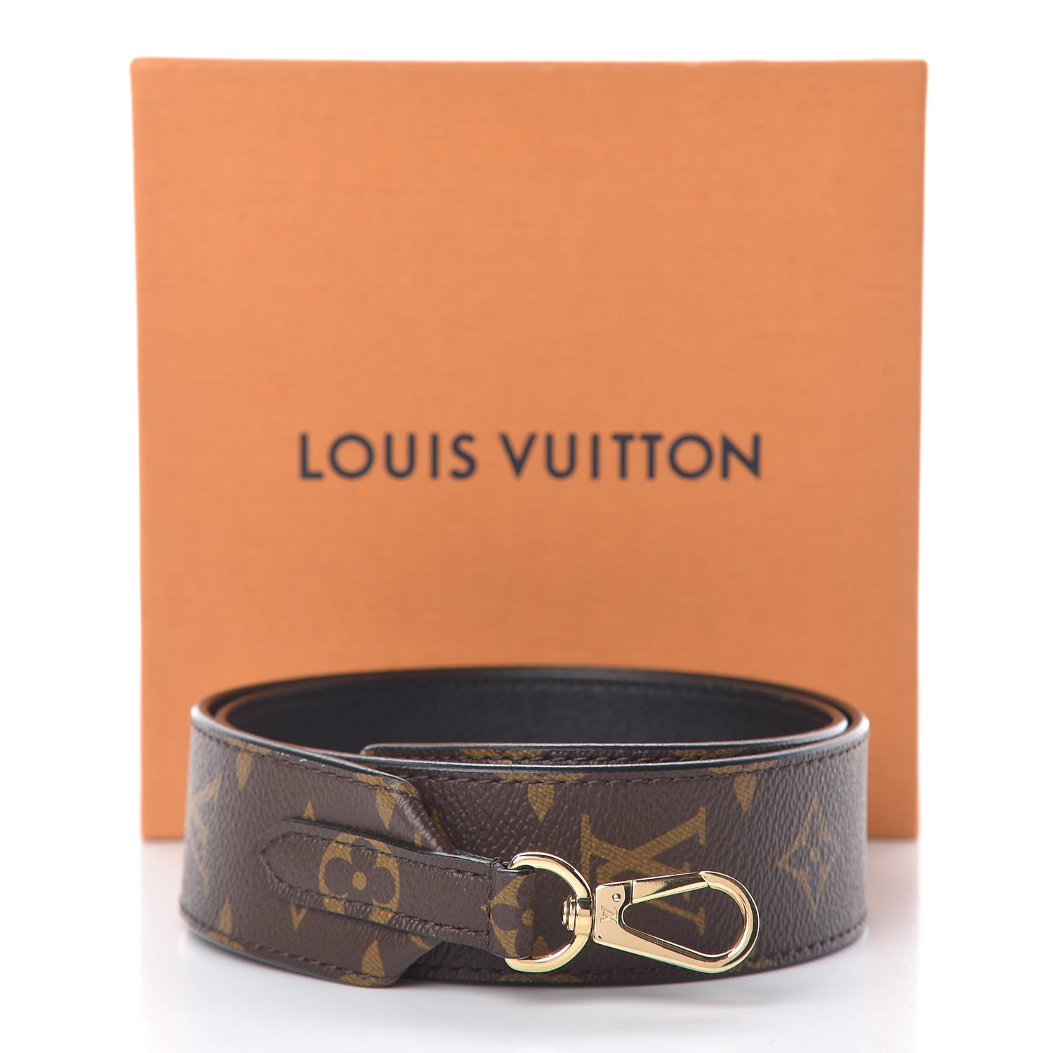 Louis Vuitton Monogram Bandouliere Shoulder Strap Black 6 of 6