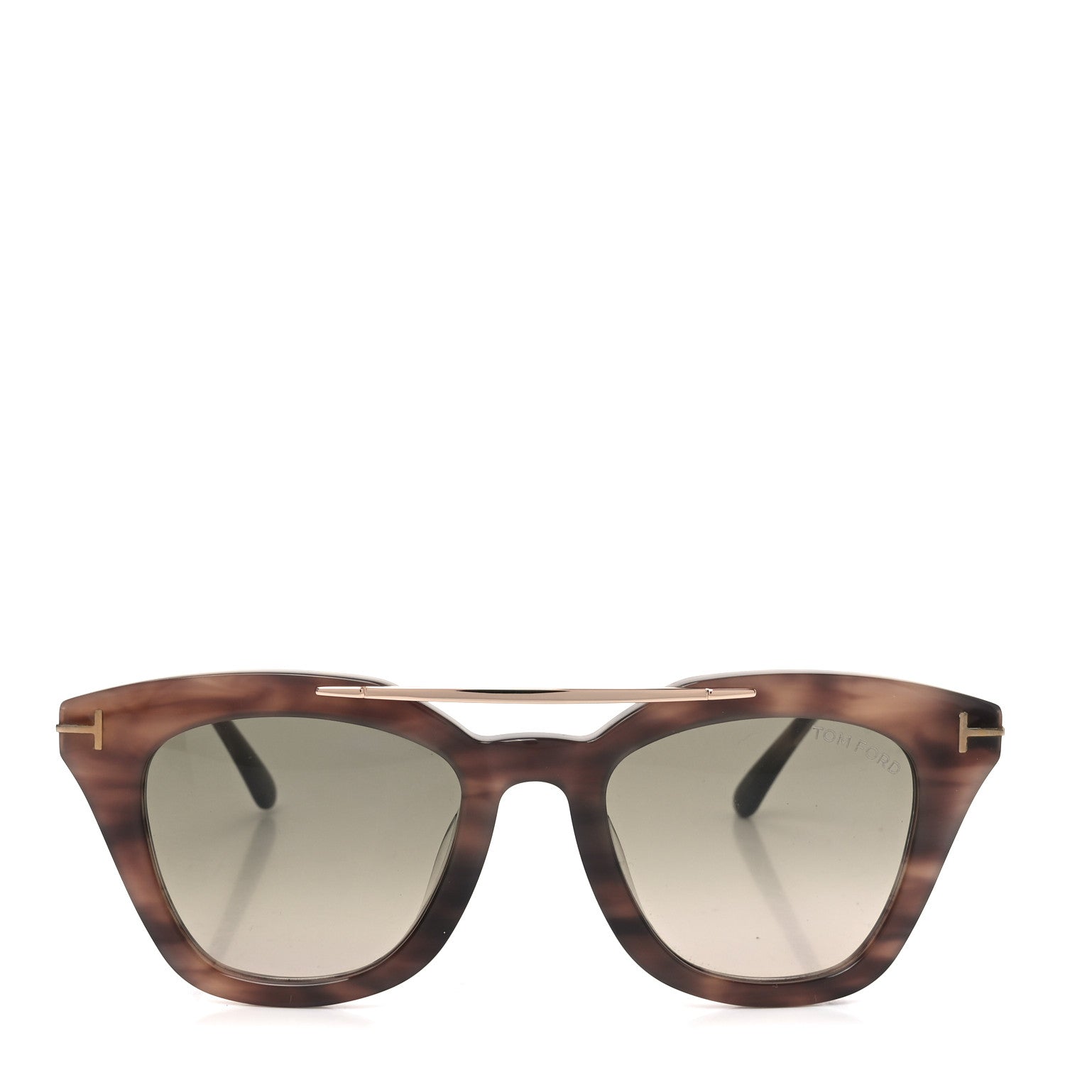 Tom Ford Acetate Anna Sunglasses TF575-F Brown Rose Gold 2 of 7