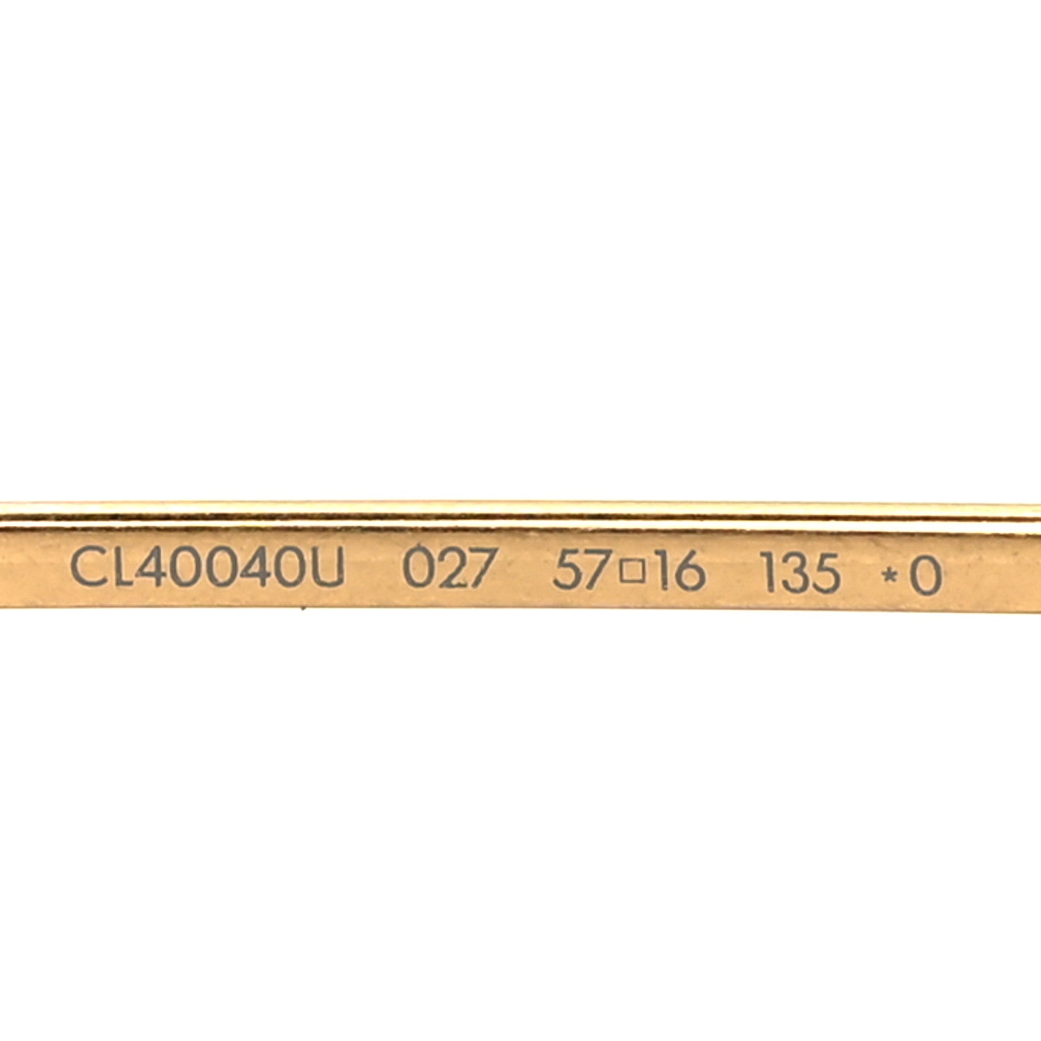 Celine Pilot Sunglasses CL40040U Gold 6 of 6