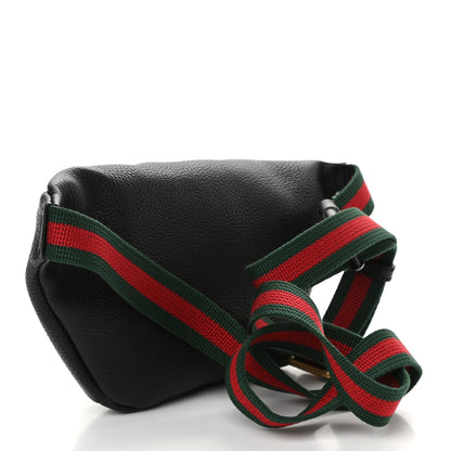 Gucci Grained Calfskin Small Logo Belt Bag Black 3 of 9