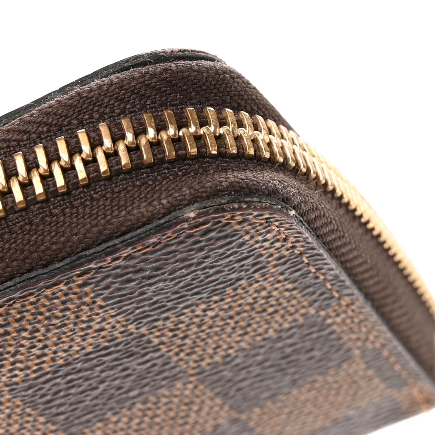 Damier Ebene Clemence Wallet Rose Ballerine