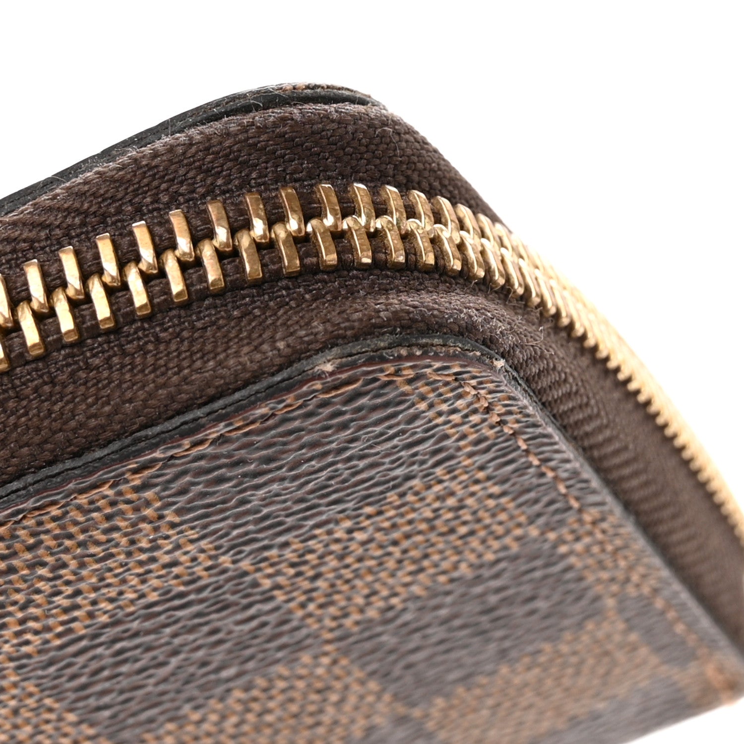 Louis Vuitton Damier Ebene Clemence Wallet Rose Ballerine 8 of 9