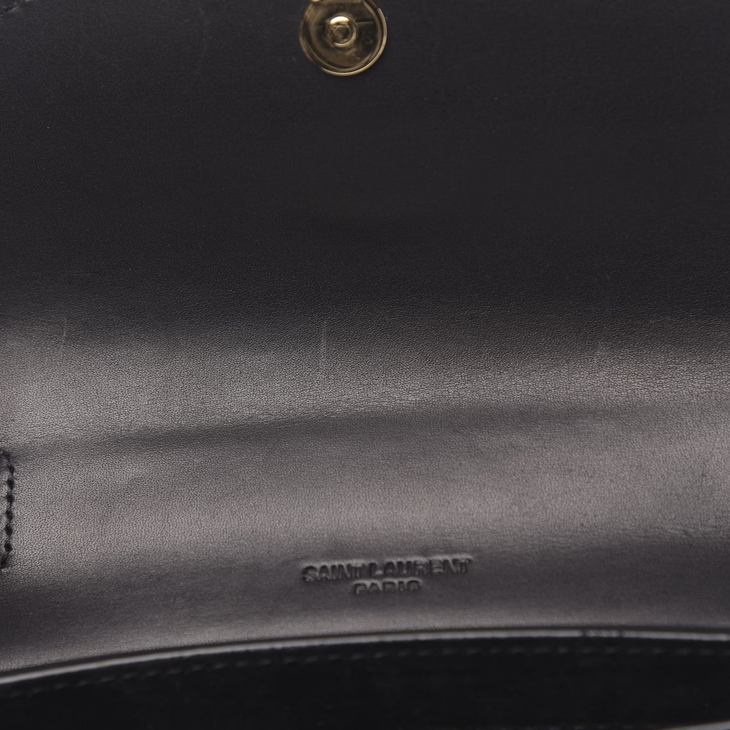Smooth Calfskin Mini Classic Monogram Kaia Satchel Black