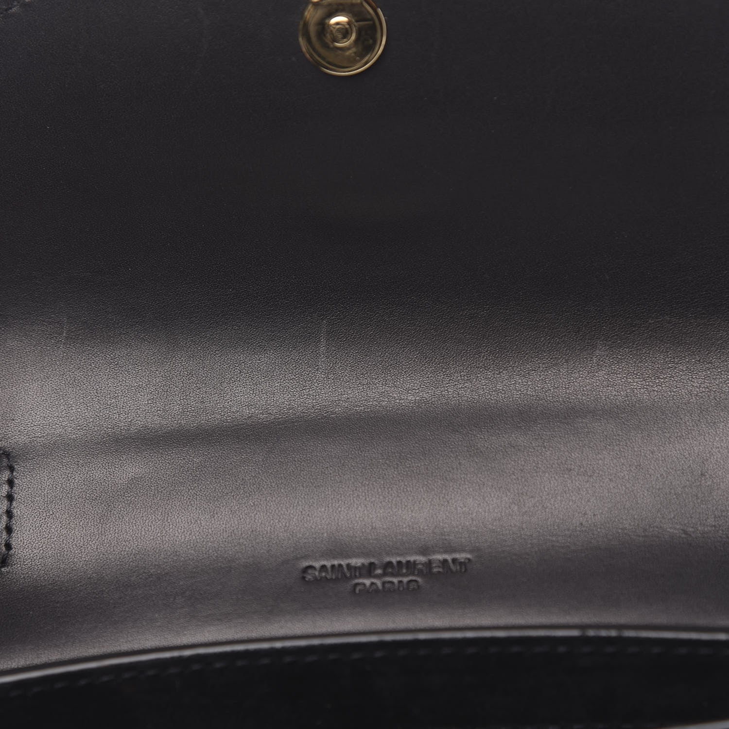 Saint Laurent Smooth Calfskin Mini Classic Monogram Kaia Satchel Black 7 of 10