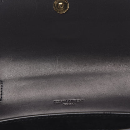 Saint Laurent Smooth Calfskin Mini Classic Monogram Kaia Satchel Black 7 of 10