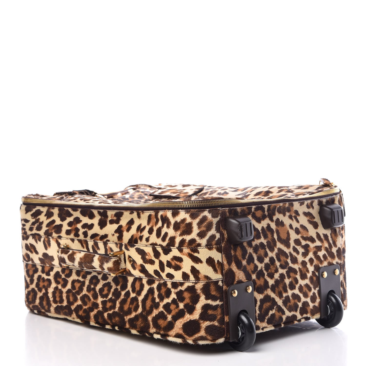 Prada Calf Hair Leopard Print Rollaway 4 of 9