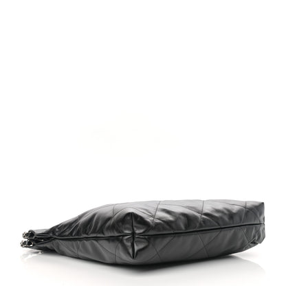 Chanel Shiny Calfskin Quilted Small Chanel 22 Black 5 of 12