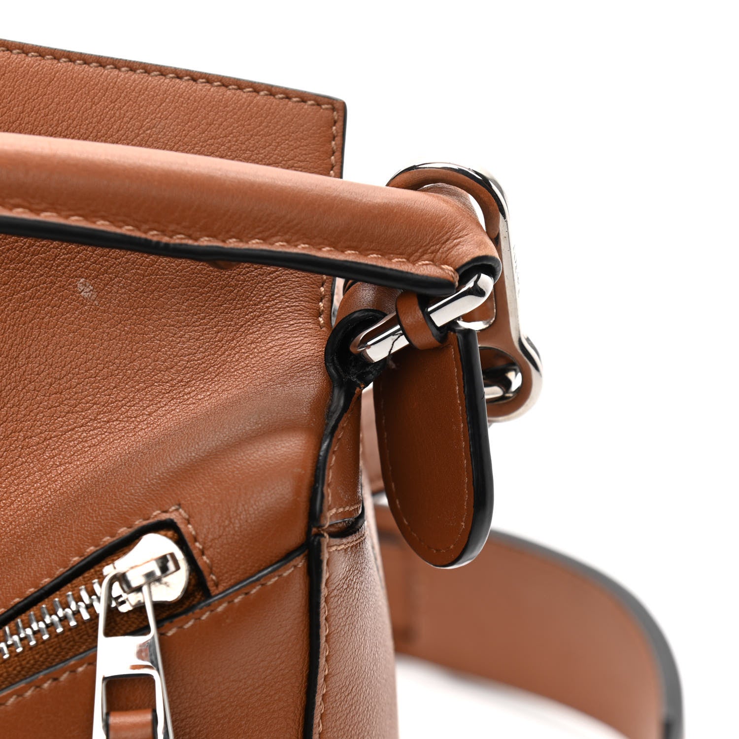 Loewe Calfskin Medium Puzzle Bag Tan 11 of 13