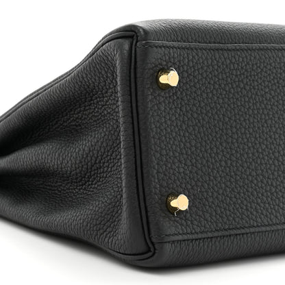 Hermes Togo Kelly Retourne 32 Black 8 of 9