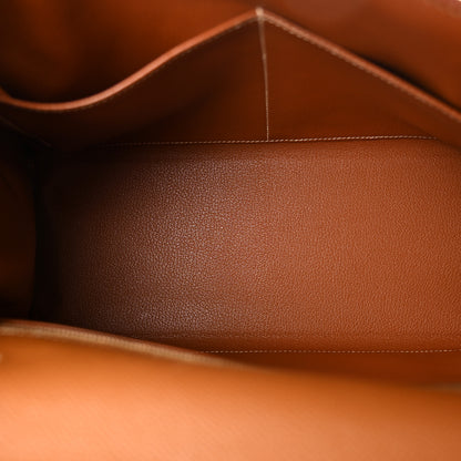 Hermes Courchevel Kelly Retourne 32 Gold 5 of 12