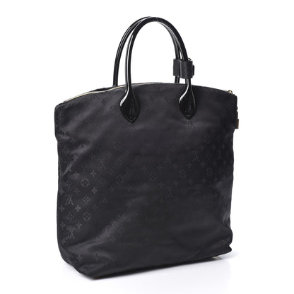 Louis Vuitton Monogram Nylon Desire Lockit Vertical MM Black 2 of 8