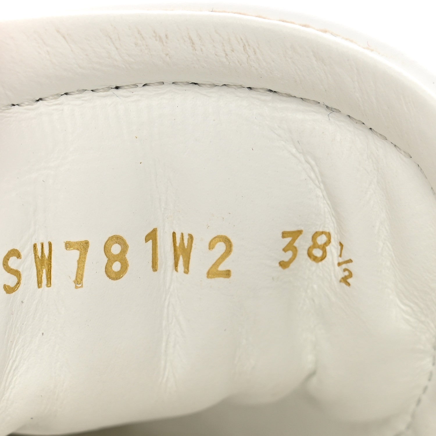 Valentino Garavani Calfskin Crystal Rockstud Open Sneakers 38.5 White Ice 8 of 9