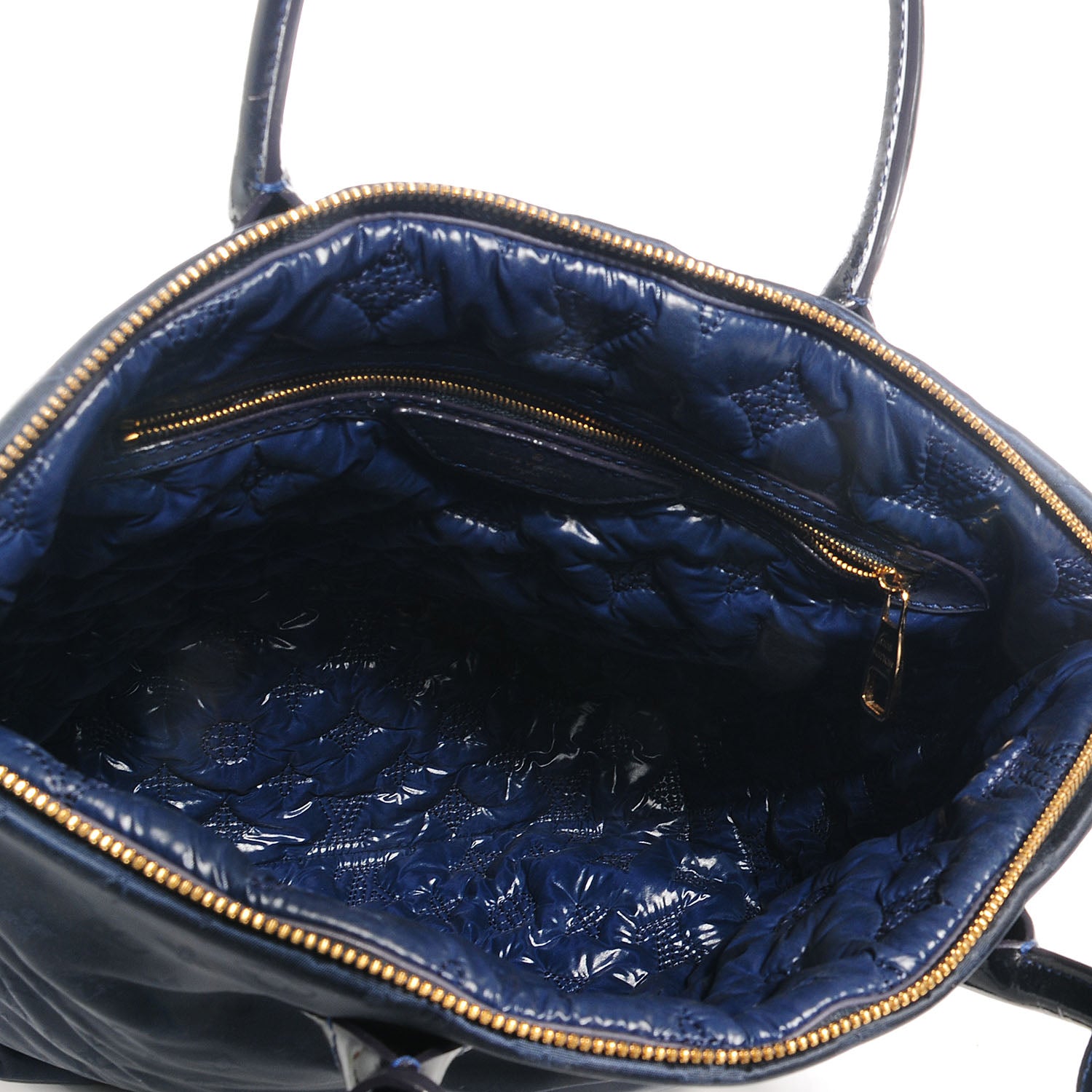 Louis Vuitton Monogram Nylon Desire Lockit Vertical MM Marine 5 of 7