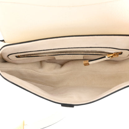 Christian Dior Grained Calfskin Saddle Bag White 5 of 13