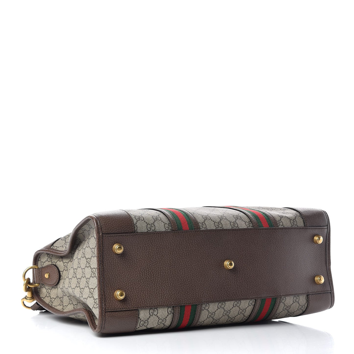Soft GG Supreme Monogram Web Neo Vintage Duffle Bag Beige New Acero Crop