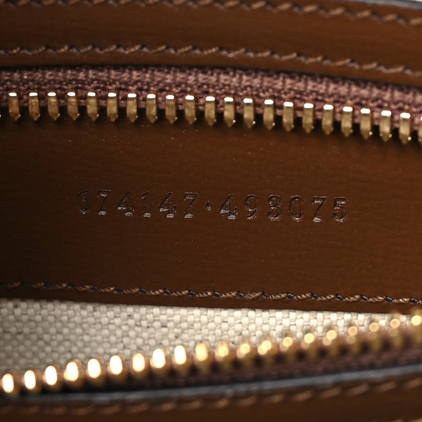 GG Supreme Monogram Azalea Calfskin Retro Interlocking G Buckle Backpack Beige Ebony Brown Sugar