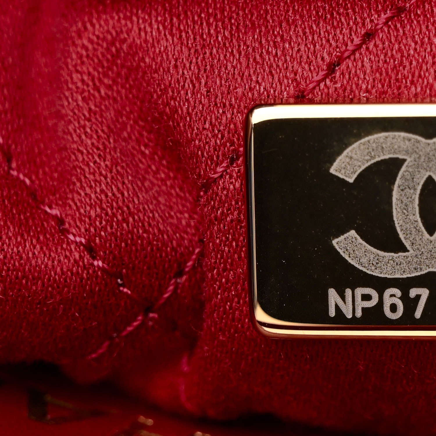 Chanel Shiny Calfskin Quilted Mini Chanel 22 Red 7 of 10