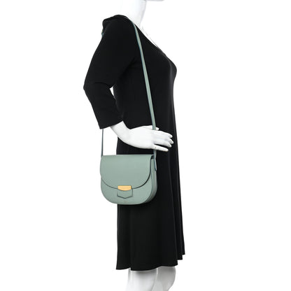 Celine Baby Grained Calfskin Small Trotteur Jade 2 of 12