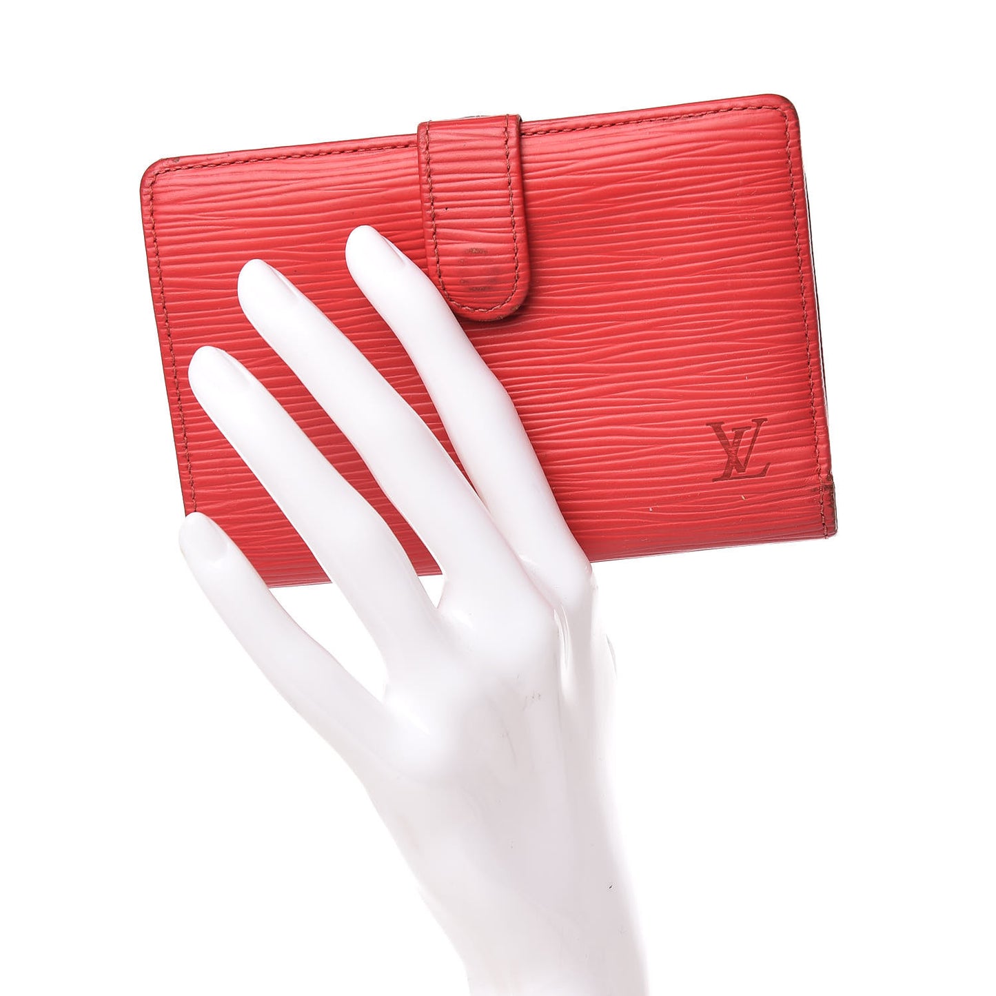 Epi French Purse Wallet Castillan Red