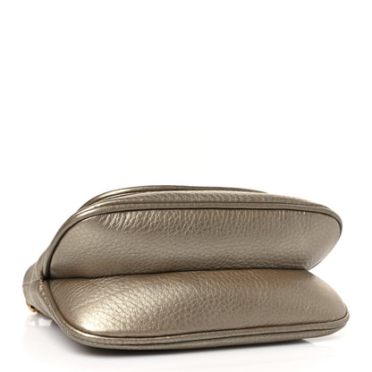 Gucci Pebbled Calfskin Small 1973 Chain Shoulder Bag Champagne 4 of 9