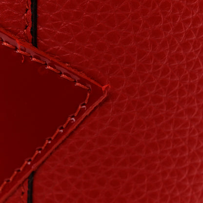 Christian Louboutin Calfskin Patent Logo Spikes East West Cabata Tote Red 12 of 12