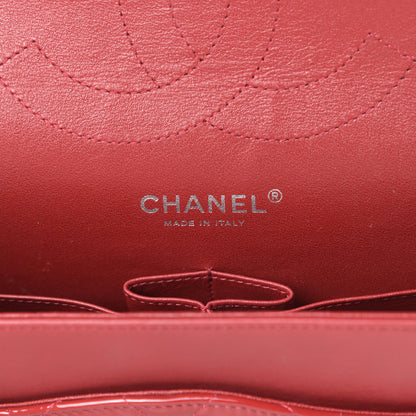 Chanel Patent Quilted Jumbo Double Flap Red 6 of 15