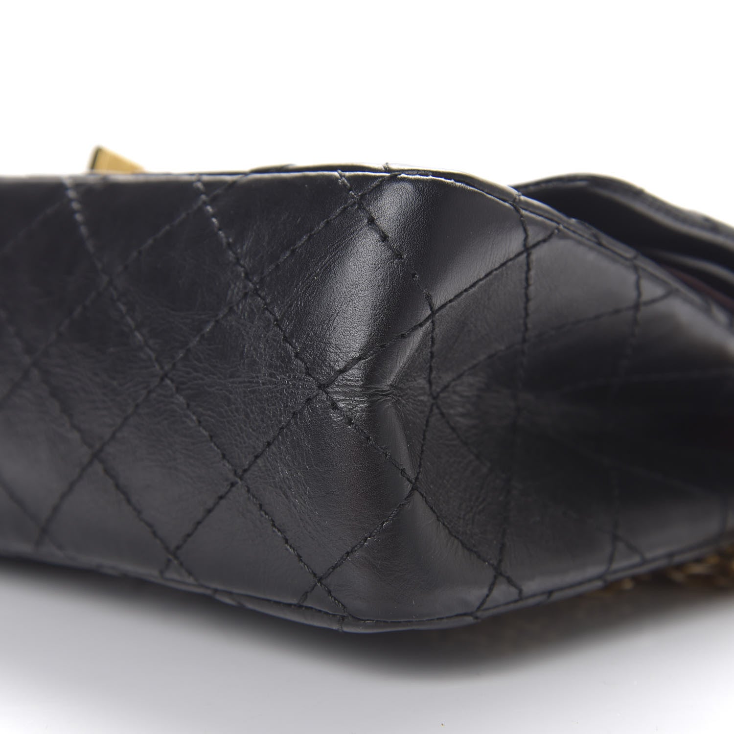 Chanel Aged Calfskin Quilted 2.55 Reissue 225 Flap Black 6 of 10