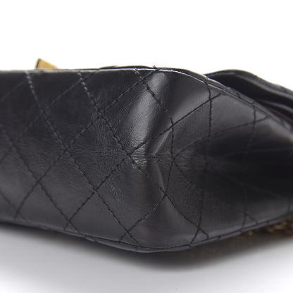 Chanel Aged Calfskin Quilted 2.55 Reissue 225 Flap Black 6 of 10
