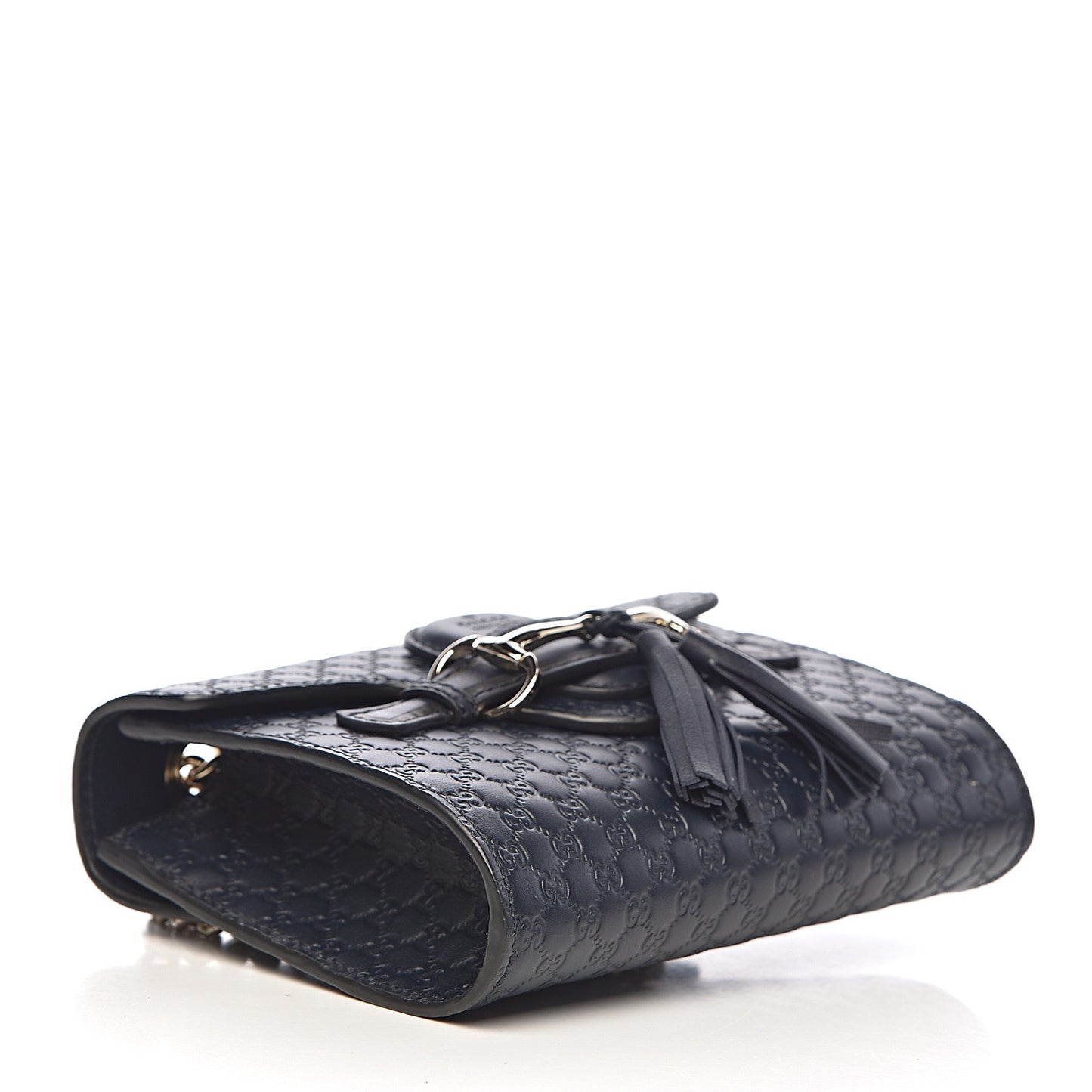 Microguccissima Mini Emily Chain Shoulder Bag Blue