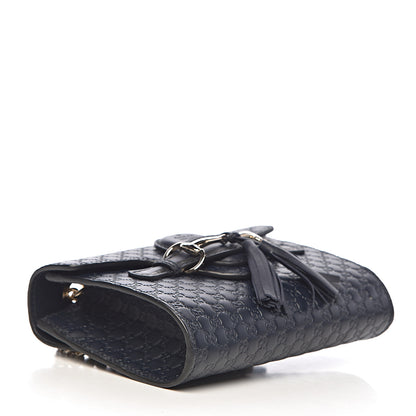 Gucci Microguccissima Mini Emily Chain Shoulder Bag Blue 4 of 10