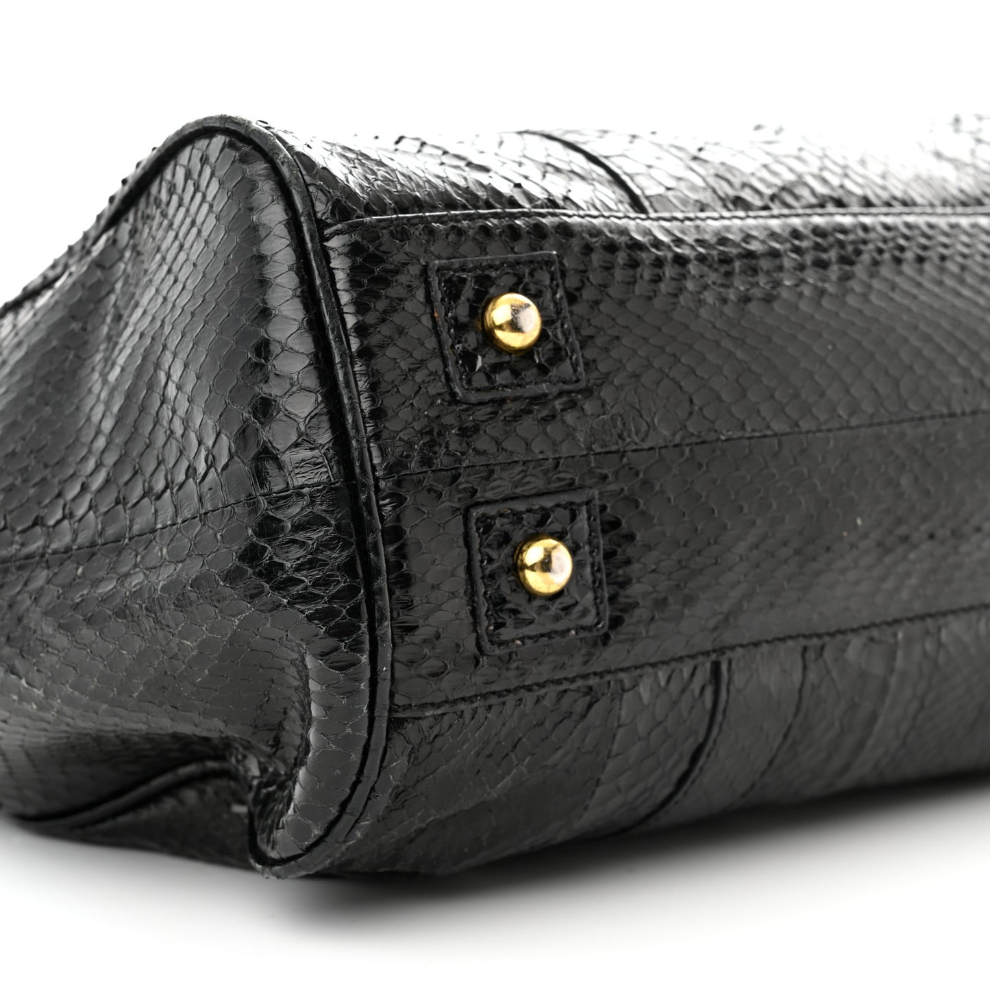 Silky Snake Print Bayswater Black