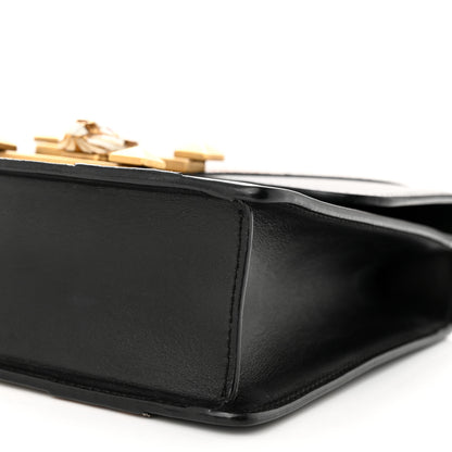 Gucci Nappa Elaphe GG Supreme Monogram Medium Osiride Shoulder Bag Black Bright Cuir Beige Ebony 10 of 10