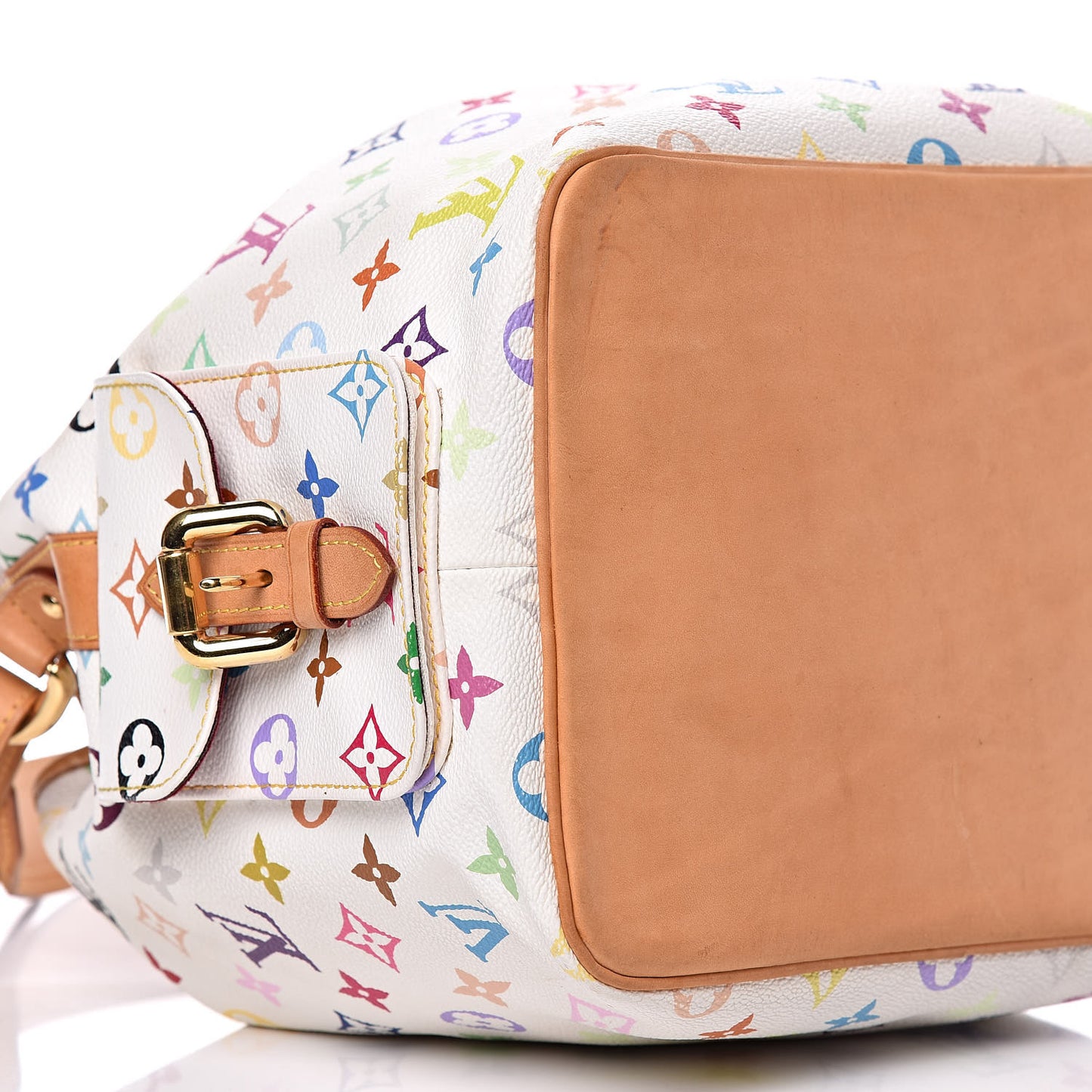 Monogram Multicolor Petit Noe White