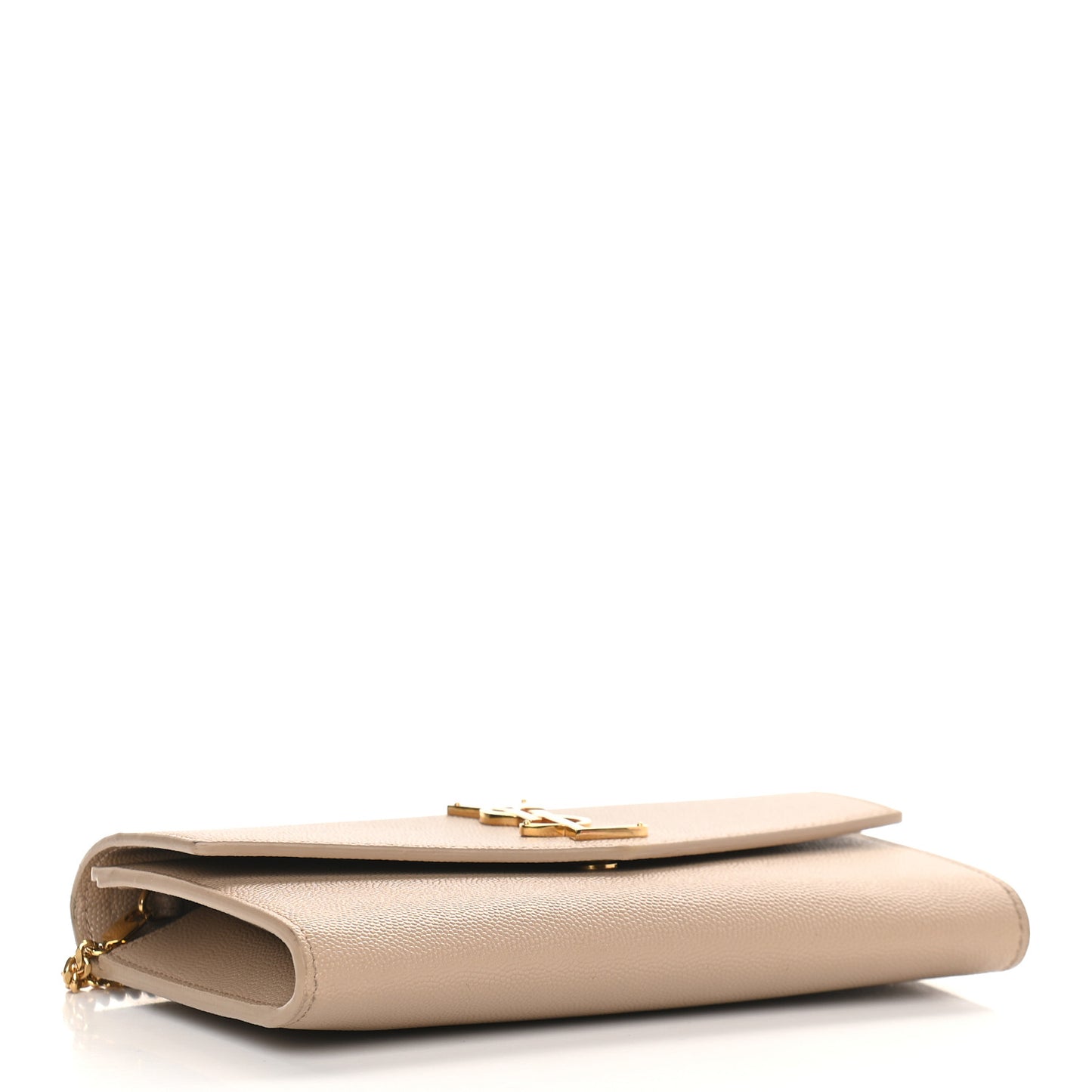 Grain De Poudre Monogram Uptown Chain Wallet Dark Beige
