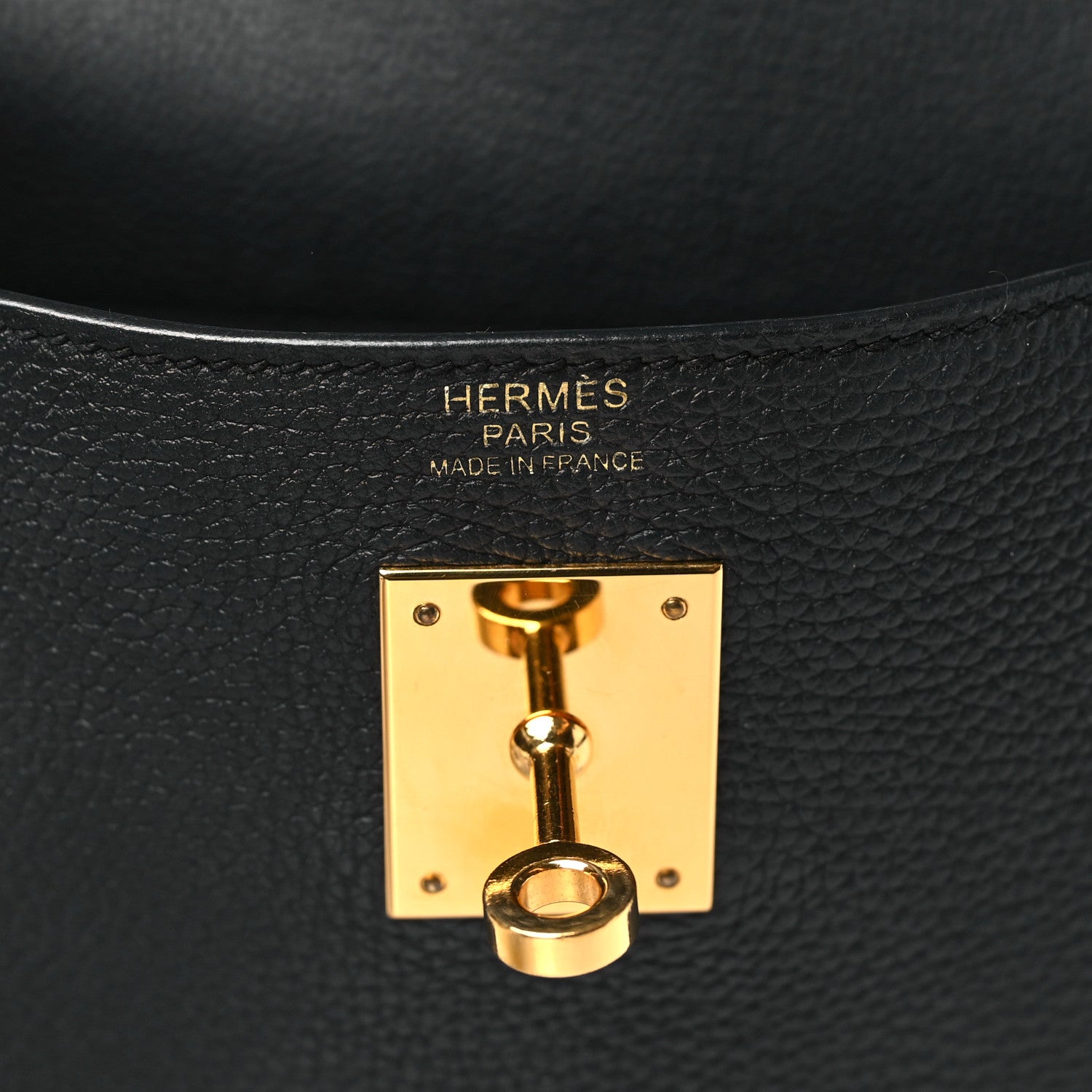 Hermes Togo Kelly Retourne 32 Black 6 of 10