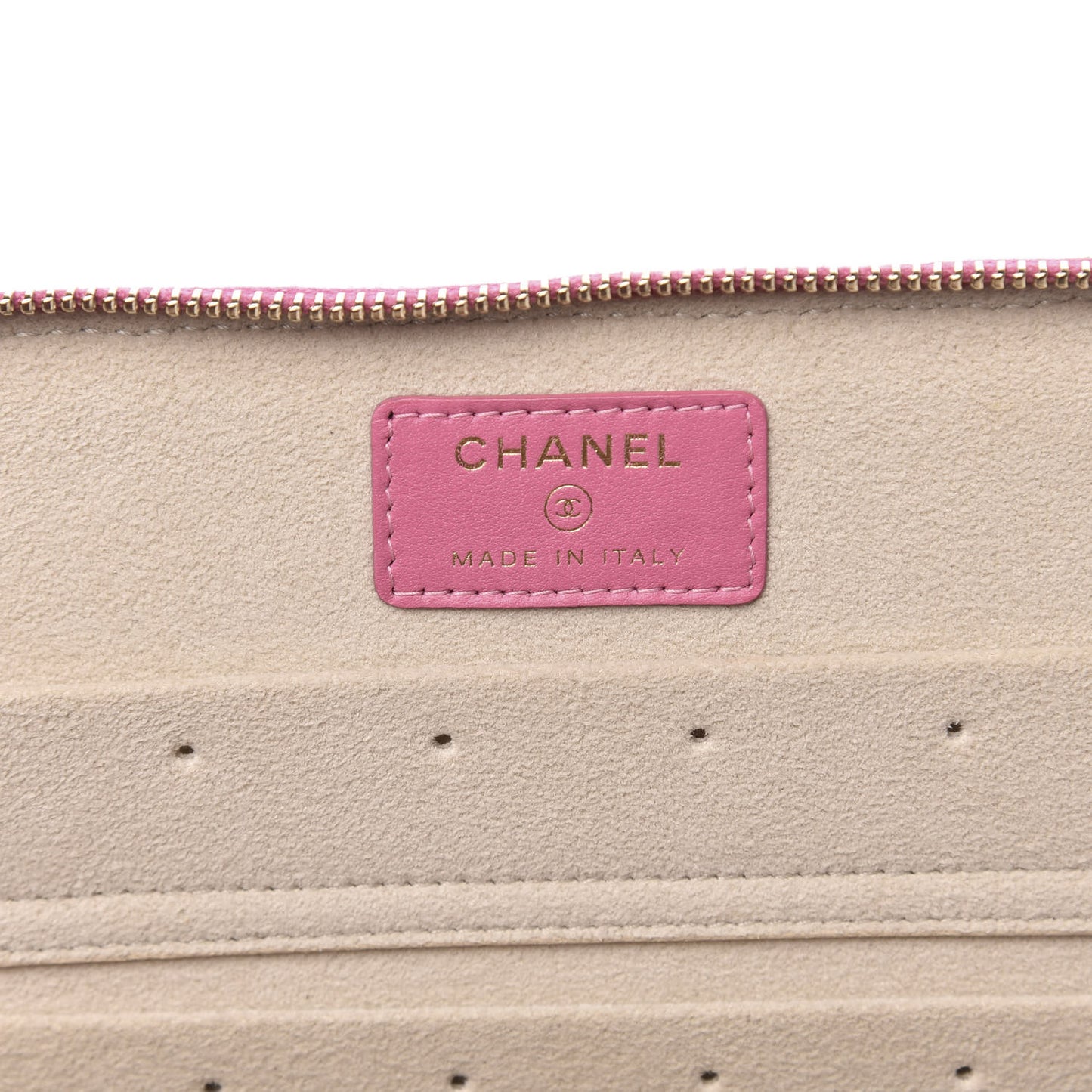 Caviar Quilted Top Handle Jewelry Case Pink