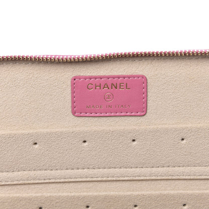Chanel Caviar Quilted Top Handle Jewelry Case Pink 7 of 11