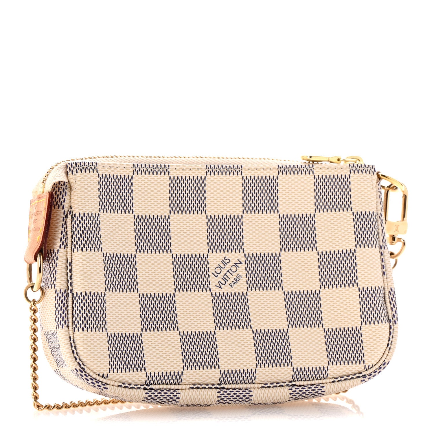Louis Vuitton Damier Azur Mini Pochette Accessories 3 of 9