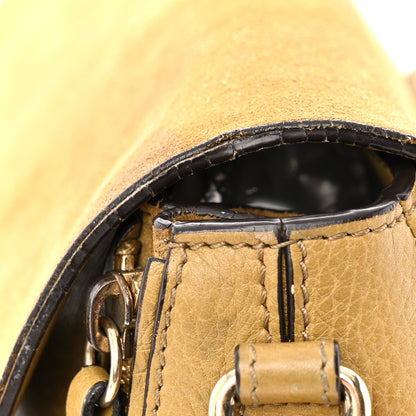 Chloe Suede Calfskin Small Faye Backpack Dark Khaki 13 of 15