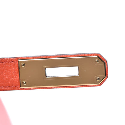 Hermes Togo Birkin 30 Orange Poppy 29 of 37