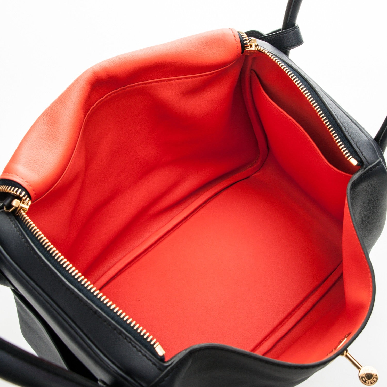 Hermes Swift Lindy 30 Indigo Poppy Orange 4 of 7