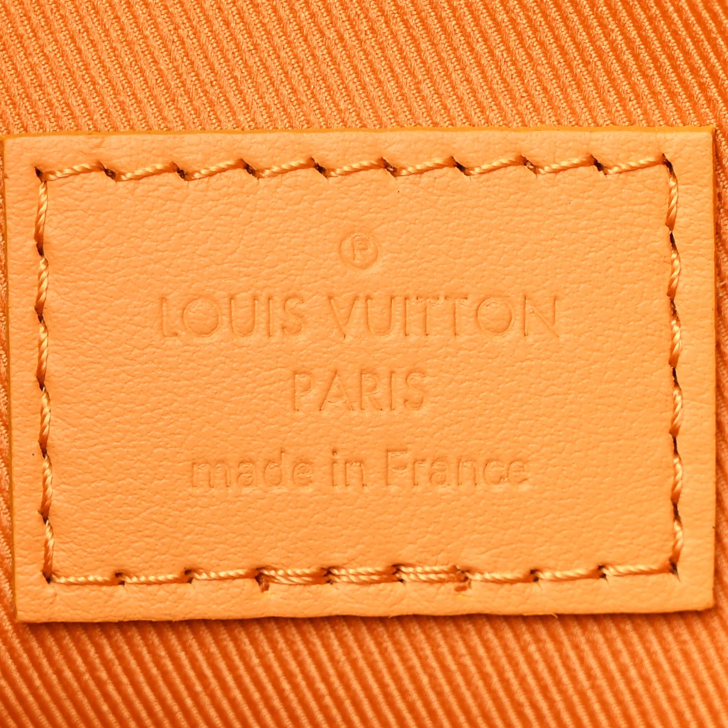 Louis Vuitton Grained Calfskin Aerogram City Keepall Safran Yellow 6 of 9