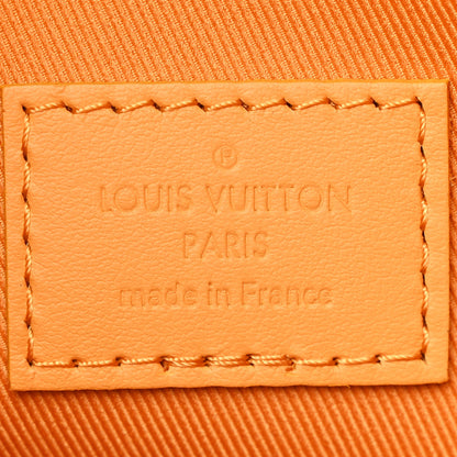 Louis Vuitton Grained Calfskin Aerogram City Keepall Safran Yellow 6 of 9