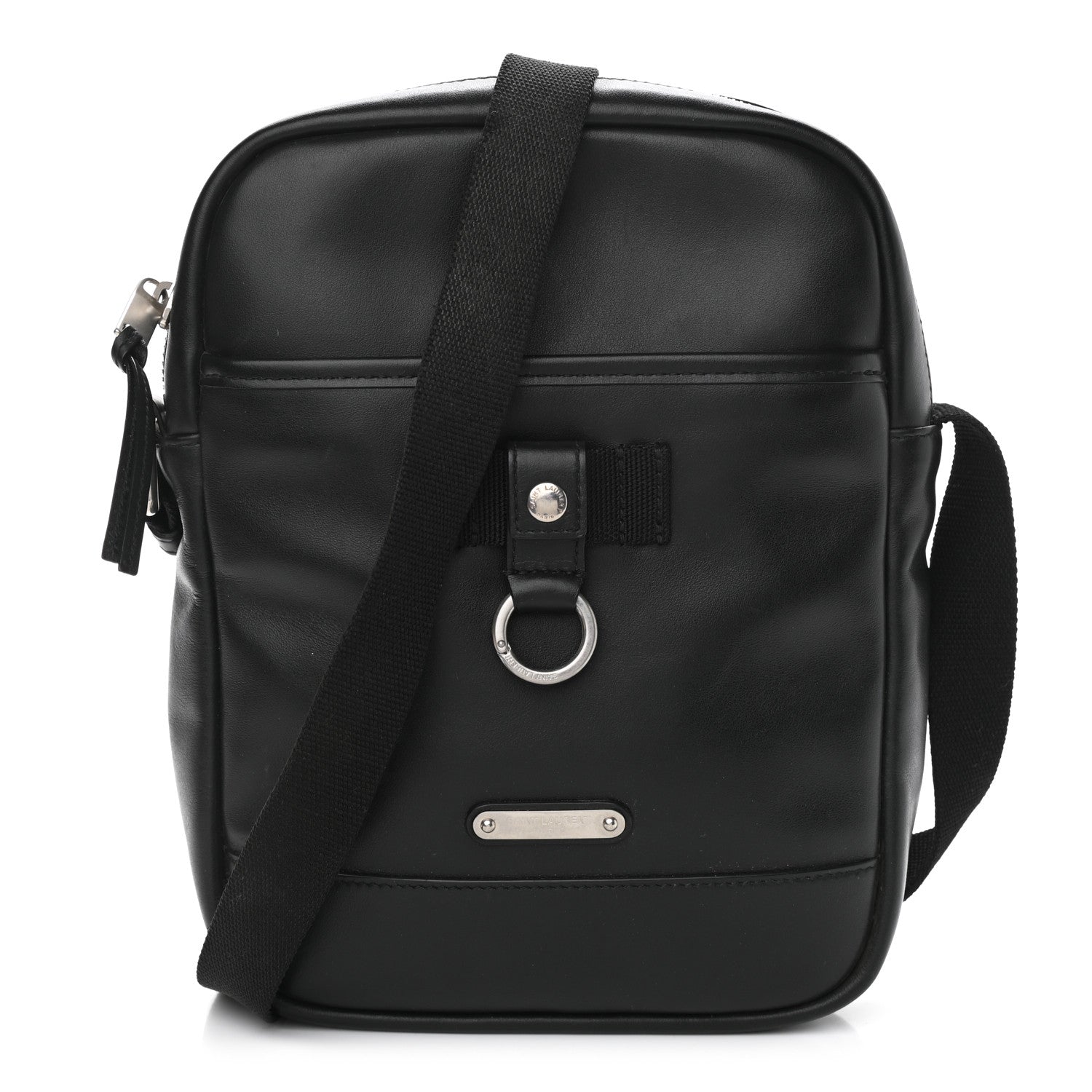 Saint Laurent Calfskin Rivington Race Pouch Black 1 of 10