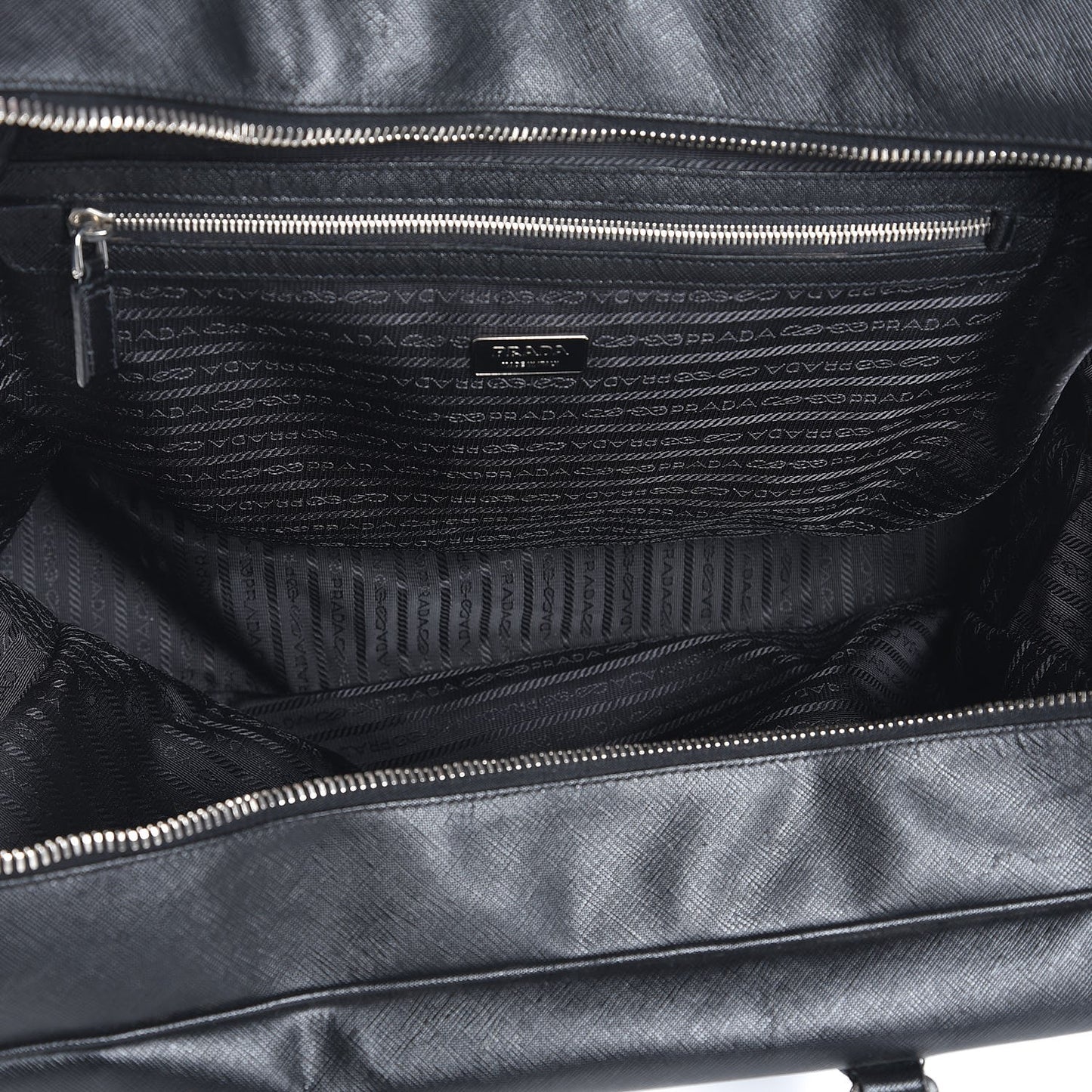 Saffiano Travel Bag Nero Black