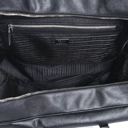 Prada Saffiano Travel Bag Nero Black 5 of 16
