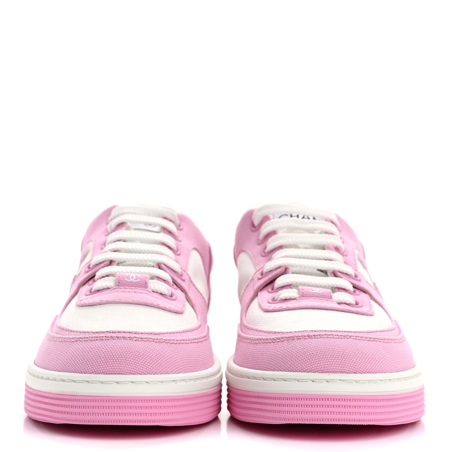 Cotton Sneakers 39 Pink White