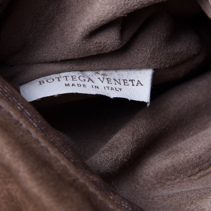 Bottega Veneta Metallic Grosgrain Intrecciato Pillow Crossbody Messenger Rose Gold 6 of 11