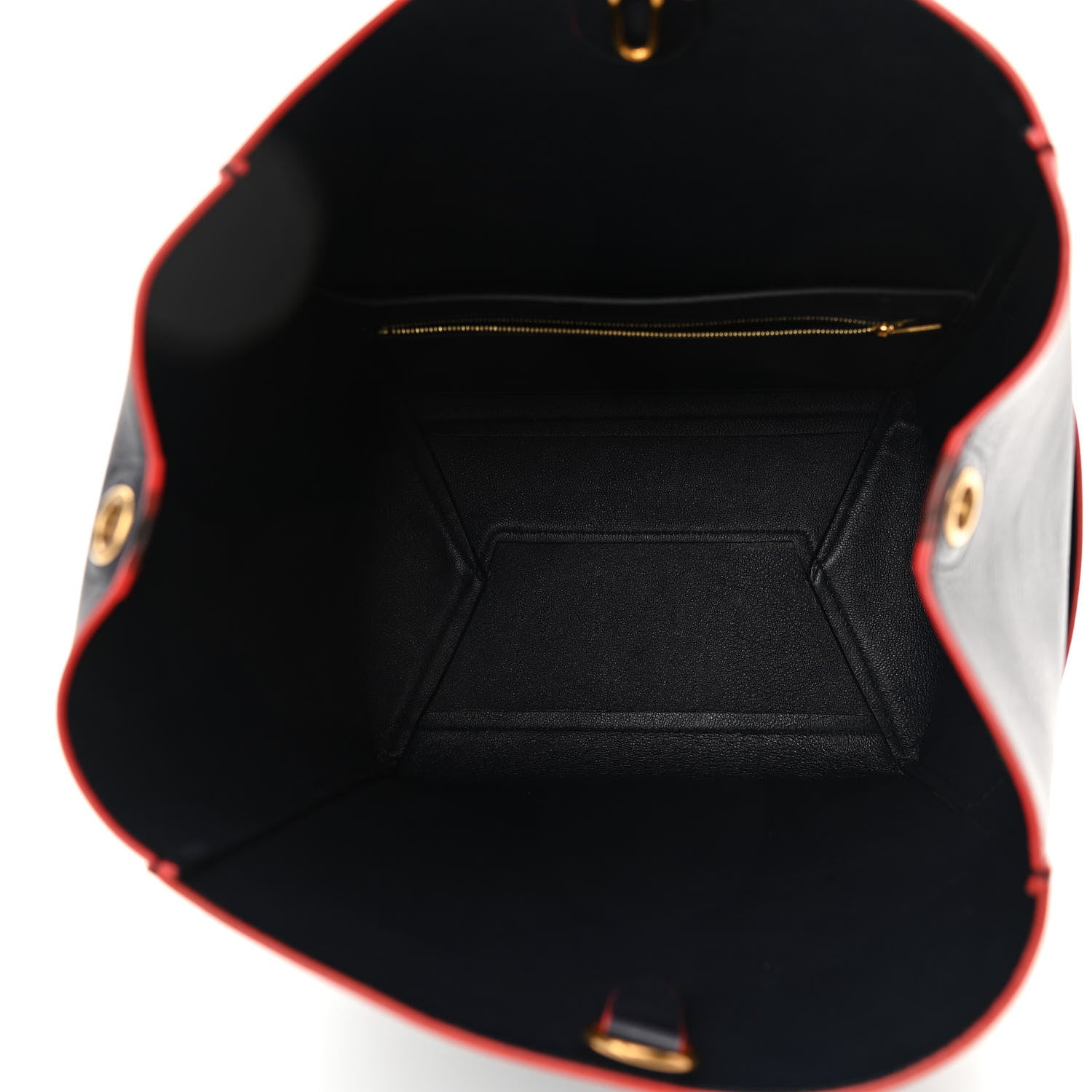 Celine Supersoft Calfskin Sangle Bucket Bag Navy 6 of 11